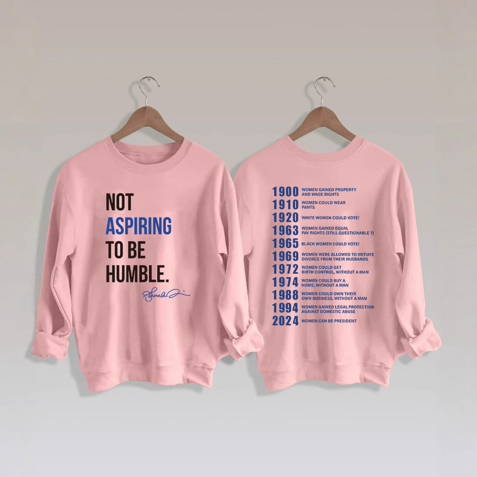 Damen Sweatshirt mit Schriftzug und historischem Motiv Eveloria