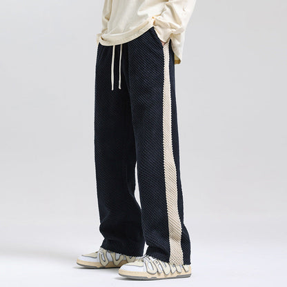 Herren Relaxed-Fit Hose mit Streifen