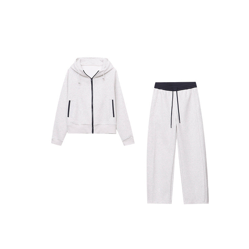 Damen Kapuzenanzug Weites Design Elastischer Bund Bequem Eveloria
