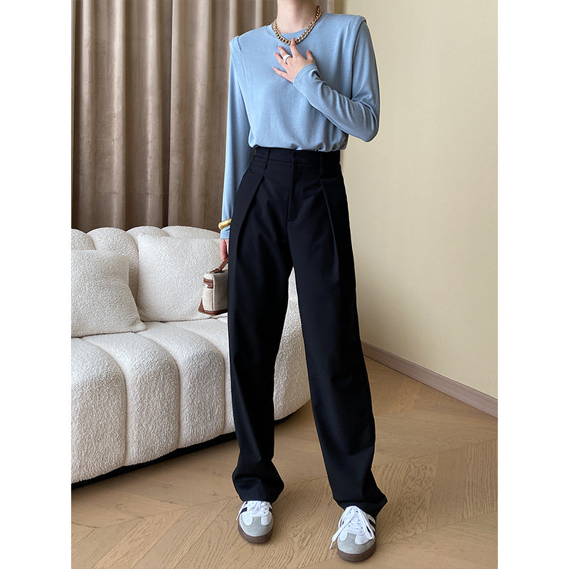 Damen Langarmshirt Feine Struktur Eveloria