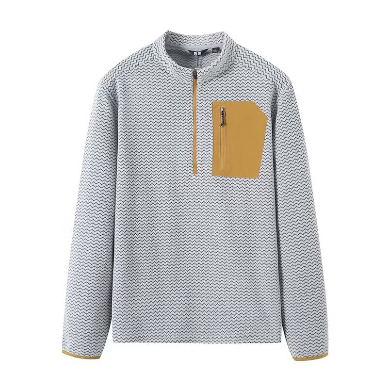 Damen Pullover Hochkragen Reißverschluss