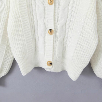 Damen Strickjacke V-Ausschnitt Kuschelig Eveloria