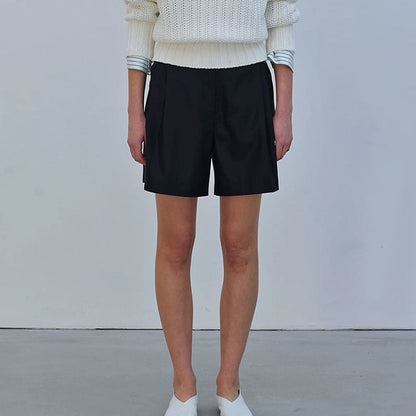 Damen Hotpants Hoher Bund Praktische Taschen Eveloria