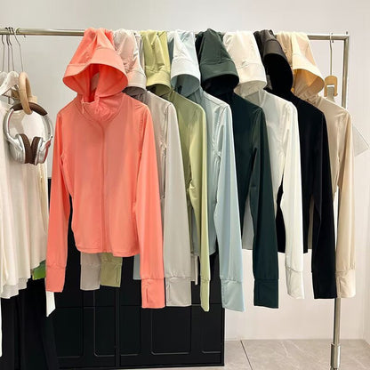 Damen Sportjacke atmungsaktives Material Eveloria Schwarz - Eveloria