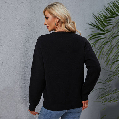 Damen Pullover mit Schriftzug Eveloria