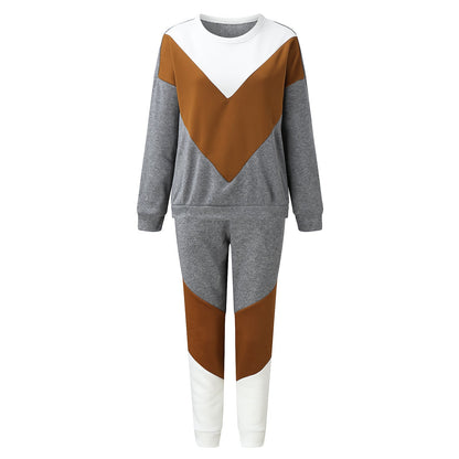 Damen Sportanzug-Set Elastisch Mit modernem Farbschnitt