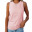 Damen Ärmelloses T-Shirt Elegant Schnitt Eveloria