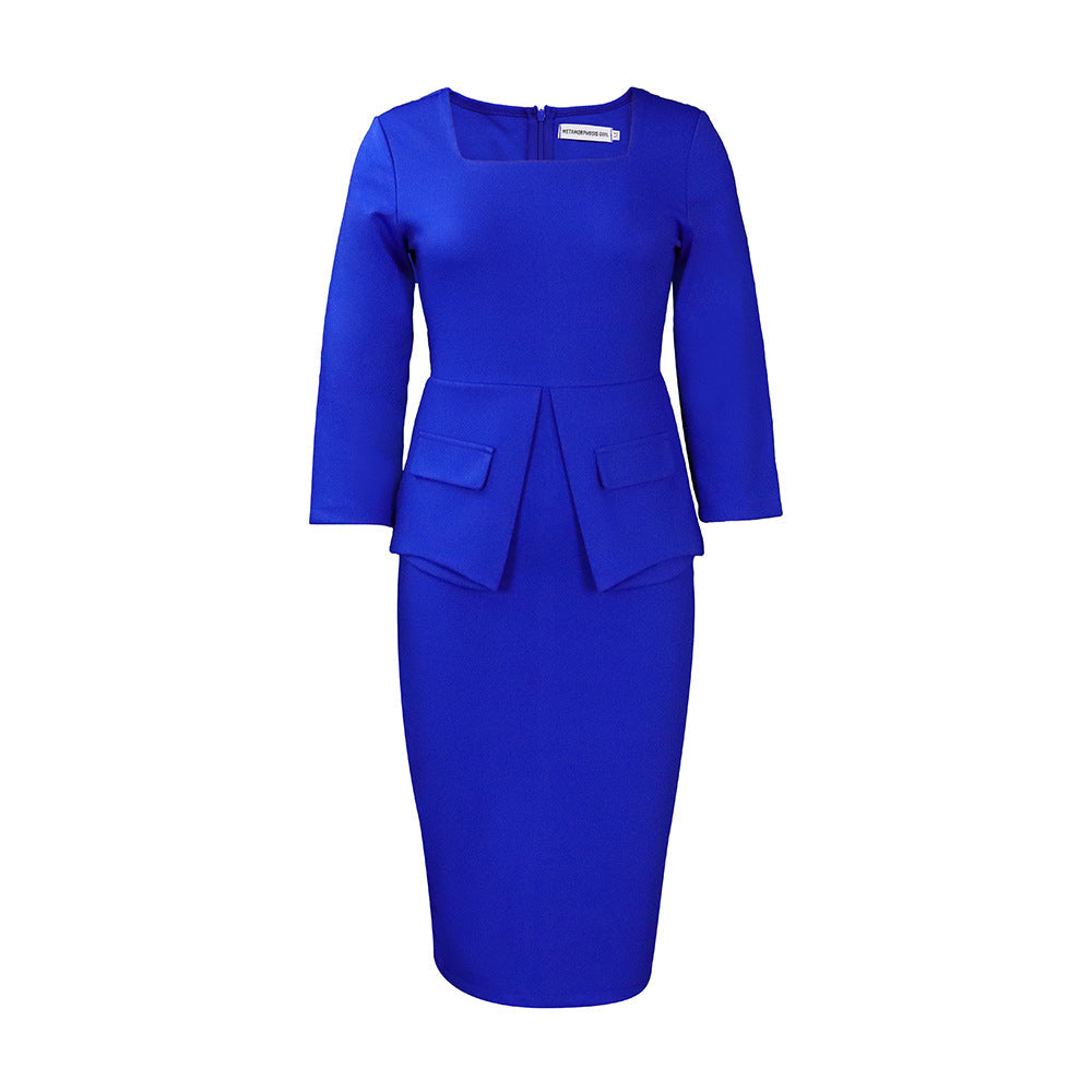 Damen Businesskleid Figurbetont Eveloria