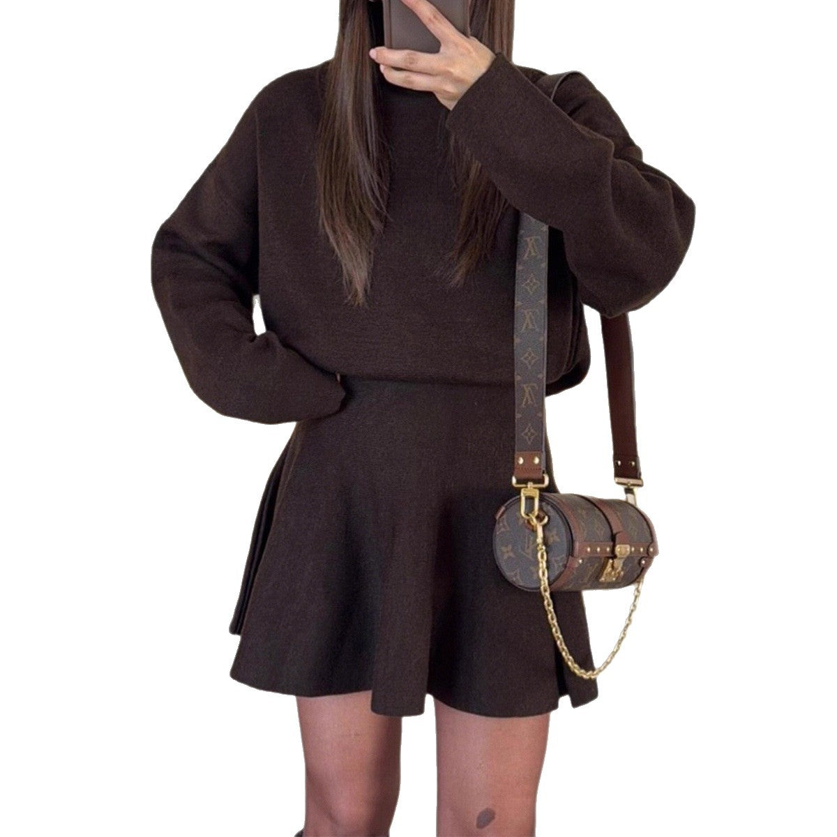 Damen Sweatshirt-Kleid mit langen Ärmeln Eveloria