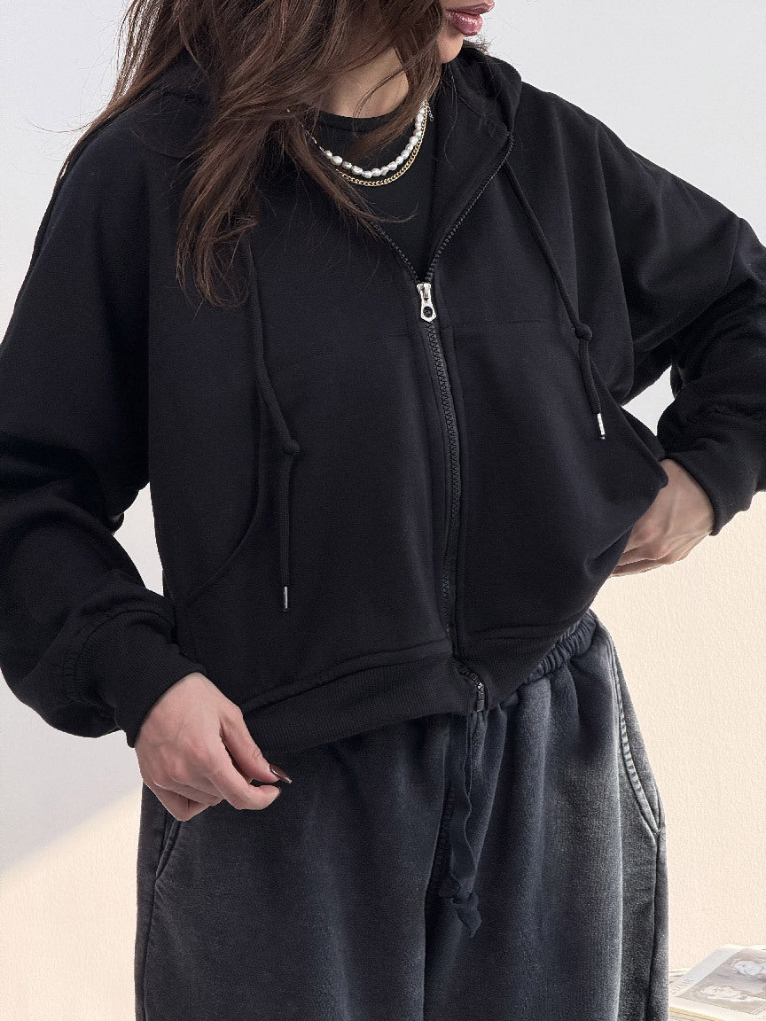 Damen Hoodie Lässig Weite Ärmel Eveloria