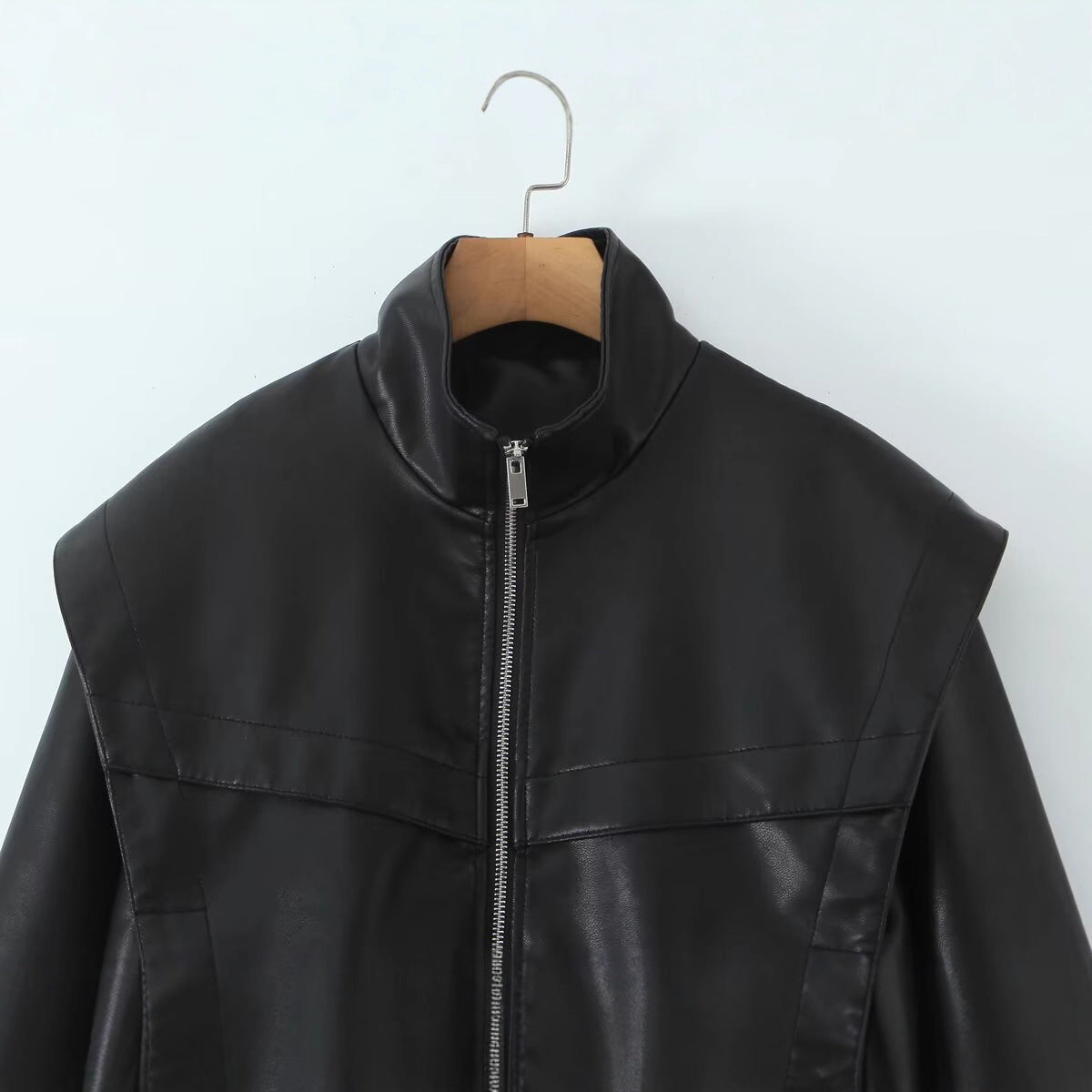 Damen Bikerjacke Elastisch Eveloria