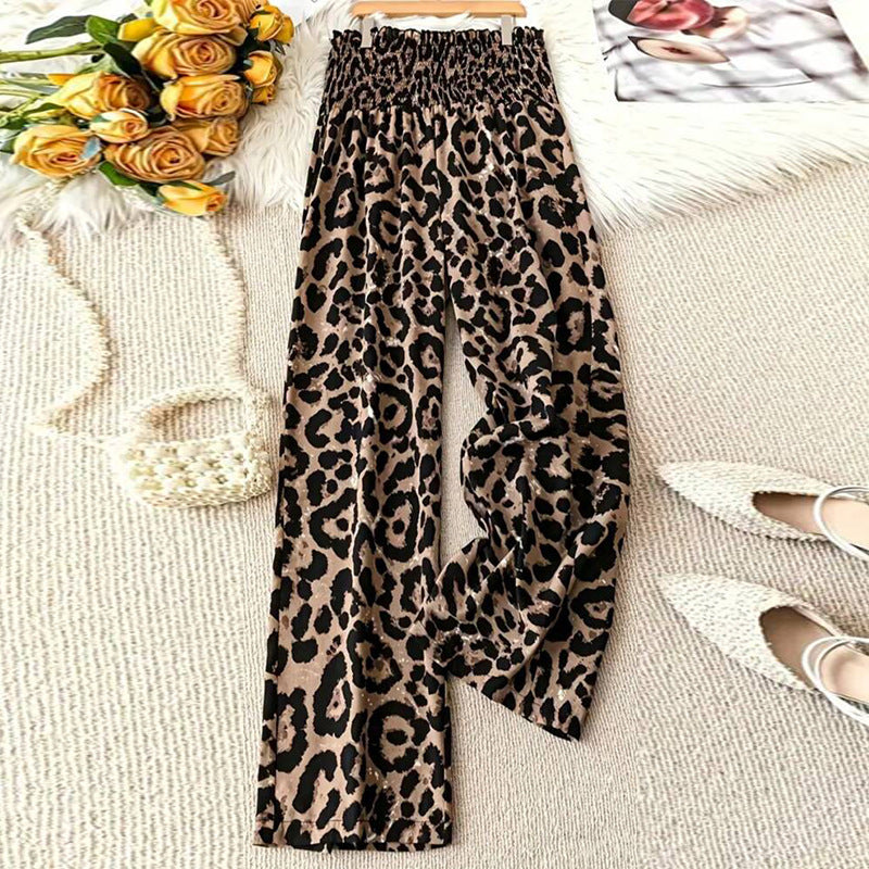 Damen Leggings Animalprint Leicht Eveloria