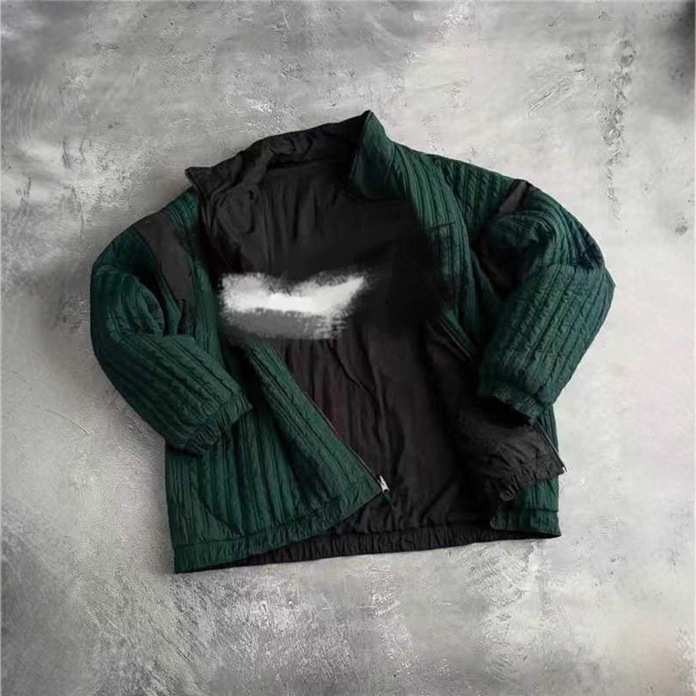 Damen Steppjacke Hochkragen Verdeckter Reißverschluss Eveloria