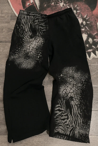 Damen Freizeithose Kreatives Tiermuster Eveloria