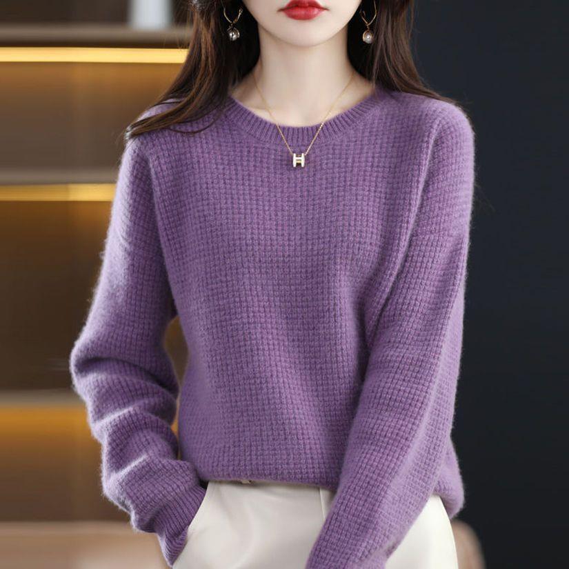 Damen Pullover Nobelstrick Warm Beige