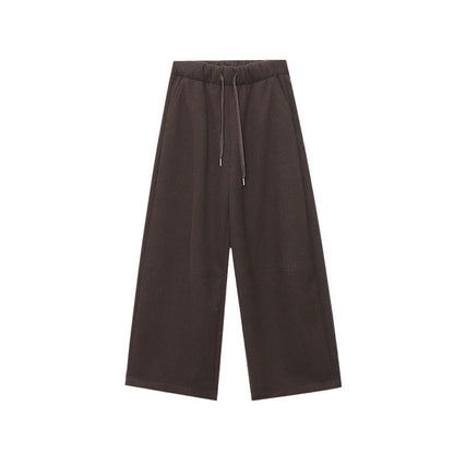 Damen Freizeithose Elastischer Bund Weit Bein Eveloria