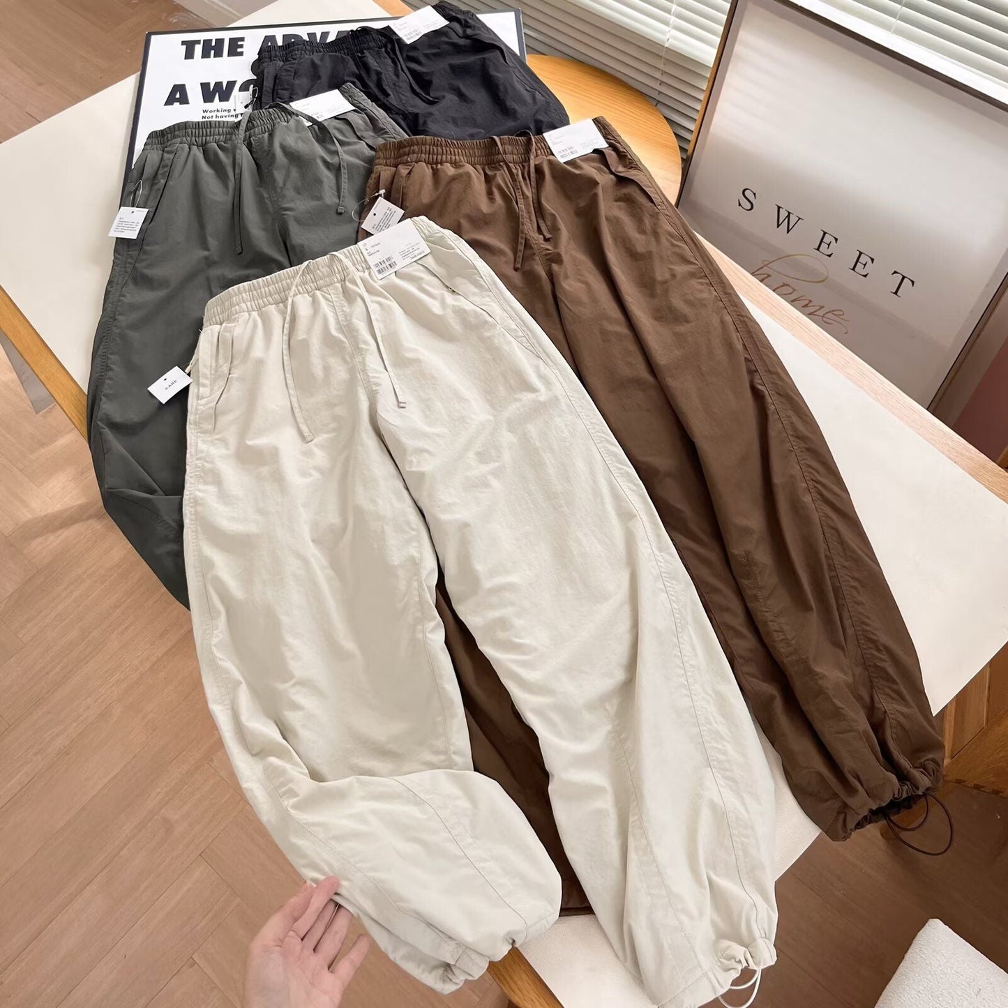 Damen Sommerhose Bequem Leicht Eveloria