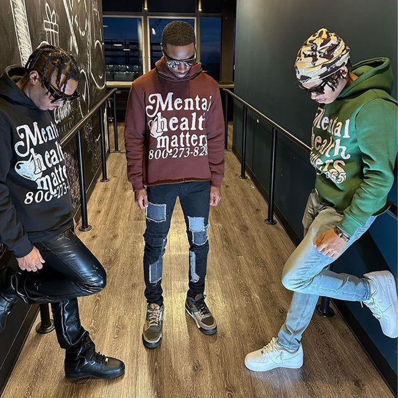 Damen Kapuzenpulli Statement-Druck Eveloria