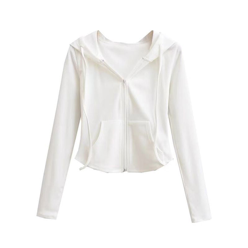 Damen Kapuzenpullover mit Reißverschluss Eveloria