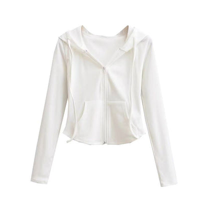 Damen Kapuzenpullover mit Reißverschluss Eveloria