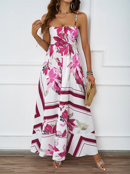 Damen Maxikleid Grafisches Muster Eveloria