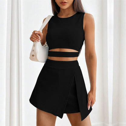 Damen Crop- und Rock Set Eveloria