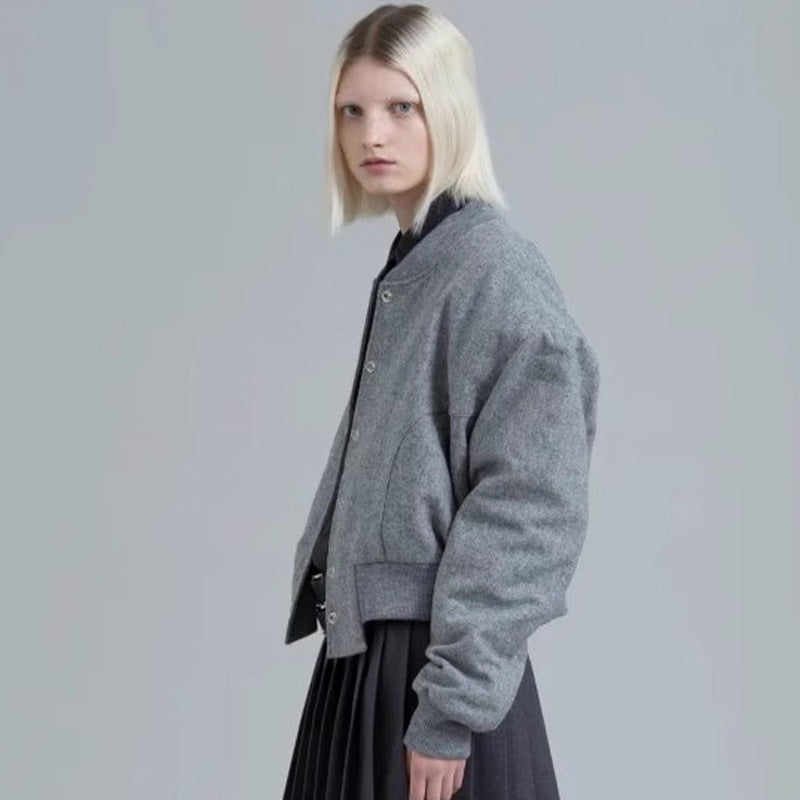Damen Oversized-Jacke Wollmix Eveloria