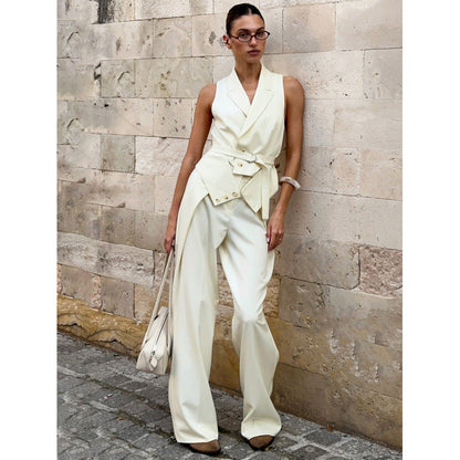 Damen Overall Tailliert Elegant Eveloria