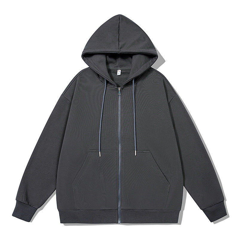 Damen Hoodie mit Taschen Weiches Innenfutter Grau Eveloria