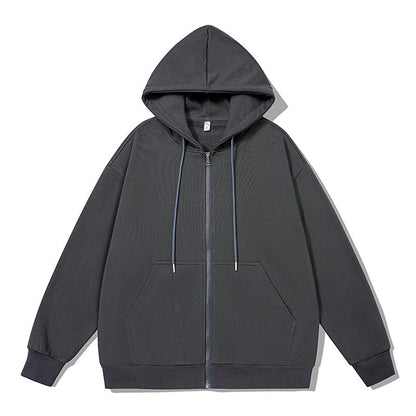 Damen Hoodie mit Taschen Weiches Innenfutter Grau Eveloria