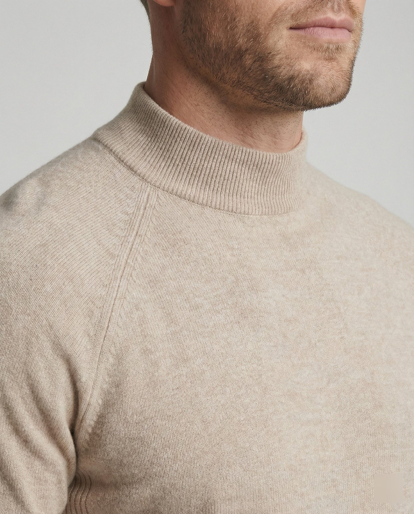 Stilvoller Damen Rollkragenpullover Merinowolle