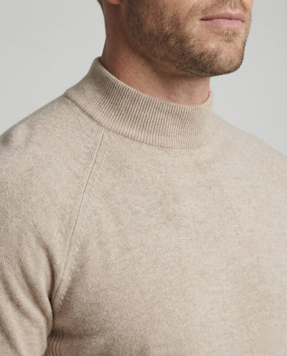 Stilvoller Damen Rollkragenpullover Merinowolle