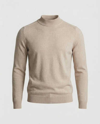Stilvoller Damen Rollkragenpullover Merinowolle
