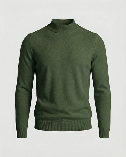 Stilvoller Damen Rollkragenpullover Merinowolle