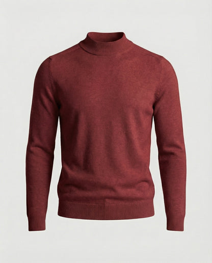 Stilvoller Damen Rollkragenpullover Merinowolle