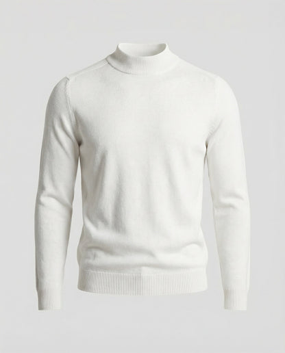 Stilvoller Damen Rollkragenpullover Merinowolle