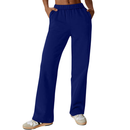 Damen Freizeithose Bequeme Passform Seitentaschen Eveloria
