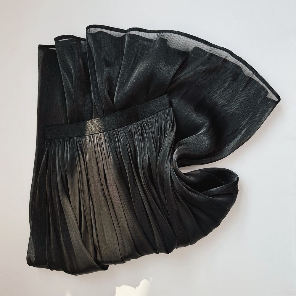 Damen Maxikleid Plissiert Eveloria
