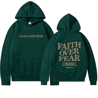 Damen Pullover mit Kapuze und Schriftzug aus hochwertigem Material