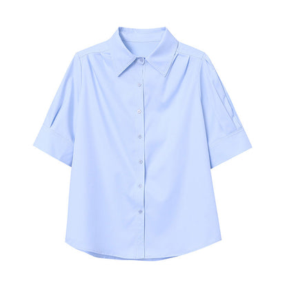 Damen Bluse Puffärmel Eveloria