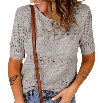Damen Strickoberteil mit Strukturdesign Eveloria