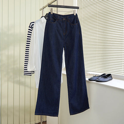 Damen Weite Jeans Lockere Fit Eveloria - Eveloria