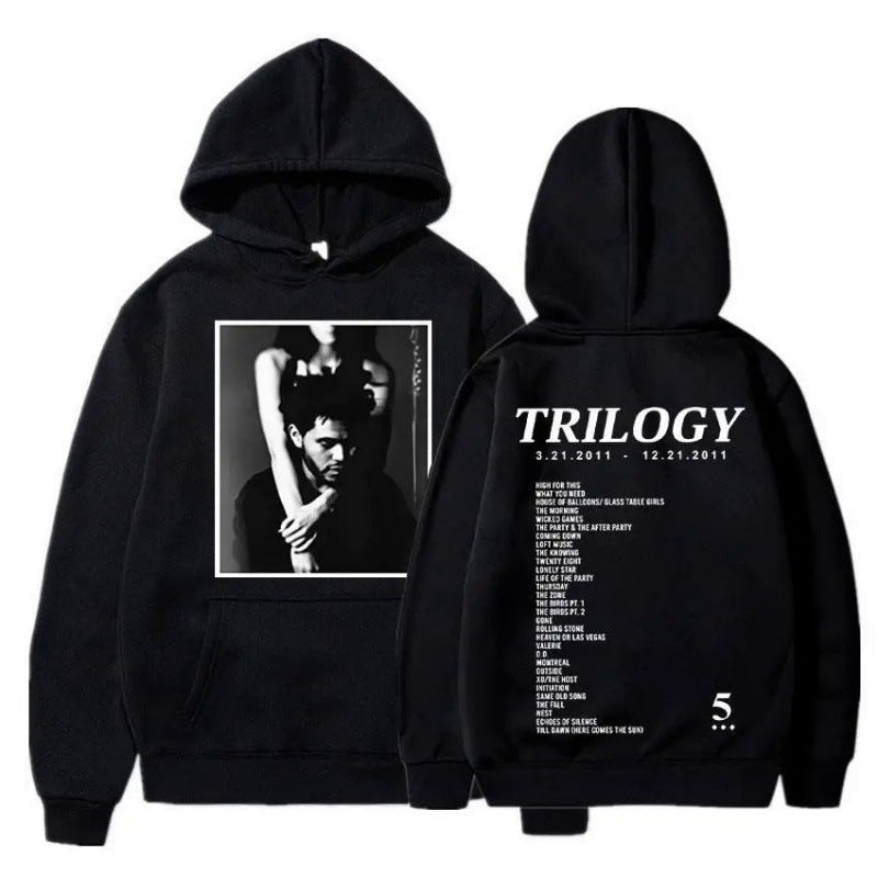 Damen Kapuzenpullover mit Fotodruck und Schriftzug Eveloria