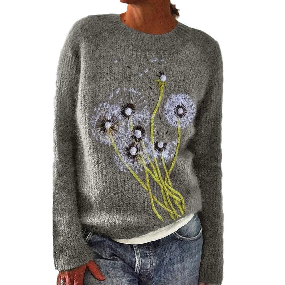 Damen Pullover Festlich Motiv Eveloria