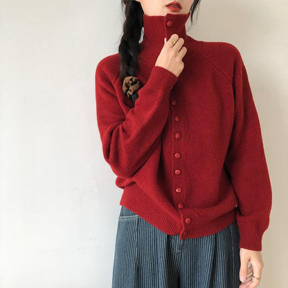 Damen Cardigan mit Knöpfen Modisch Eveloria