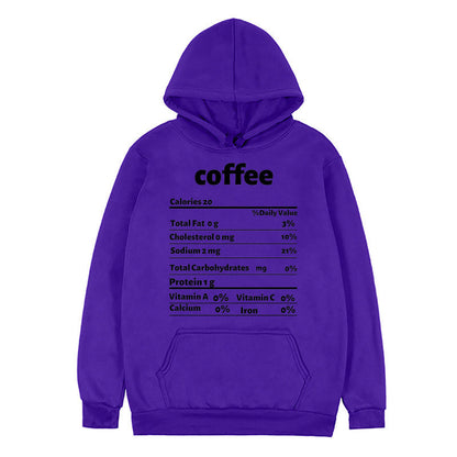 Damen Kapuzenpullover mit Nährwertdesign Eveloria