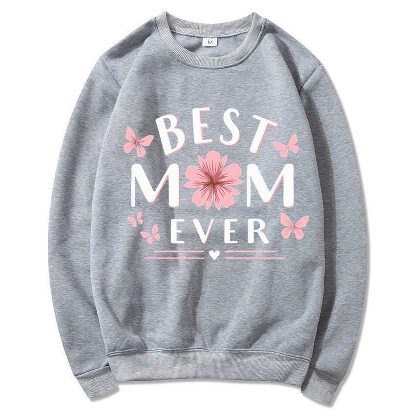 Damen Sweatshirt Floral Design Weiss