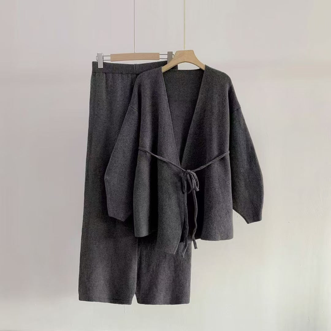 Damen Wickeljacke Lässige Passform Baumwolle