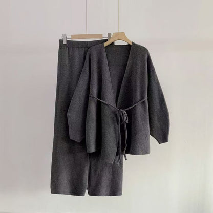 Damen Wickeljacke Lässige Passform Baumwolle