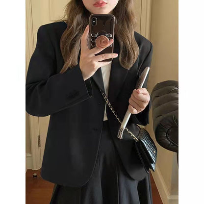 Damen Blazer Elegant Schnitt Eveloria